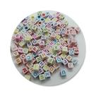 Missanga Letras 6x6 Diversas Cores