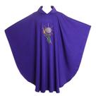 Mistura de algodão roxo Chasuble Vestments BLESSUME Priest