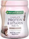 Mistura de batidos de proteínas e vitaminas Nature's Bounty 454g de chocolate Mistura de batidos de proteínas e vitaminas Nature's Bounty 454g de chocolate