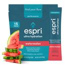 Mistura de bebida eletrolítica ESPRI Zero Sugar, melancia, pacotes de hidratação, aumento de óxido nítrico, baixas calorias, citrato de magnésio previne cãibras musculares e melhora a recuperação, suprimento para 15 dias
