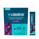 Mistura de bebida hidratante em pó Liquid I.V. Acai Berry 16 Serv