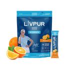 Mistura de bebidas eletrolíticas LivPur Hydrate Orange Flavor 15x