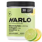 Mistura de bebidas Harlo Citrus Salt Electrolyte com colágeno e creatina