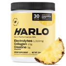 Mistura de bebidas Harlo, eletrólito de sal de abacaxi com colágeno, 500 mL