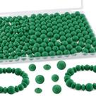 Mistura de silicone Craft Beads Kovict 200 unidades de 15 mm e 12 mm