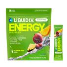 Mistura em pó de eletrólitos Liquid I.V. Energy sem açúcar - 14 sachês