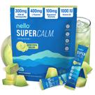 Mistura em pó Nello SuperCalm para bebida, auxílio ao sono, melão honeydew, 20 sachês Mistura em pó Nello SuperCalm para bebida, auxílio ao sono, melão honeydew, 20 sachês