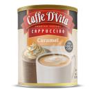 Mistura para Café Instantâneo Caffe D'Vita Cappuccino Caramelo 454g