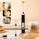 Misturador Batedor Mixer Elétrico Para Claras de Ovos Leite Café Clara de Ovo, para Cozinha Doméstica COR:Preto