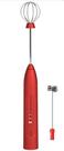 Misturador Bebidas Ovos Mini Mixer Fuê Portátil Elétrico Recarregável Q-2502 - Vermelho