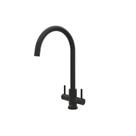 Misturador Bicomando 600 Black Matte DeBacco Misturador Bicomando 600 Black Matte DeBacco