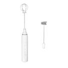 Misturador de Bebidas Mini Batedeira Elétrico 2 em 1 GXM Usb Branco para Cappuccino e Milk Shake