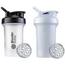 Misturador de garrafas Shaker Bottle Classic V2 600 ml transparente/preto