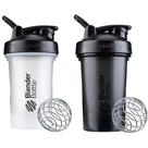 Misturador de garrafas Shaker Bottle Classic V2 600 ml transparente/preto