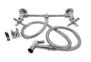 Misturador Externo Ajustável Ducha Higiênica Cromado - 2300319K100