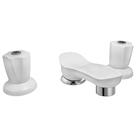 Misturador Lavatório Bica Baixa Deca Prata Branco 1875E50BR Misturador Lavatório Bica Baixa Deca Prata Branco 1875E50BR