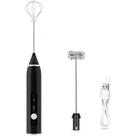 Misturador Mixer Bebidas Portátil E Recarregável Inox 2 Em 1