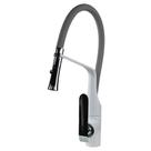 Misturador Monocomando Cozinha Bica Móvel com Ducha Dalí White Chrome - 00044 Misturador Monocomando Cozinha Bica Móvel com Ducha Dalí White Chrome - 00044