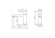 Misturador Monocomando Deca Lavatório de Mesa Bica Baixa Unic