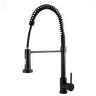 Misturador monocomando kimetais 1867 cozinha mesa gourmet classic black matte