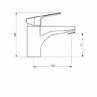 Misturador Monocomando Lavatório Mesa Led 2875 Pf76 Preto Fosco Perflex 10752824