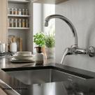 Misturador Monocomando para Cozinha de Parede Vega 7006