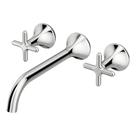 Misturador para banheiro de parede 230 Liss , 90009227006 - Docol Cromado