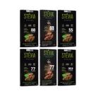 Mix 6 chocolates veganos adoçados com stevia steviachoco