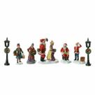 Mix Personagem Figura Enfeite Vila Natalina Cenário Resina 7UN