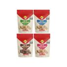 Mix Wafer Quadradinho Lowçucar Limão Morango Chocolate Branco E Ao Leite Zero Açúcar 60g