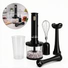 Mixer 3 em 1 200W 127V com Processador, Batedor Fouet e Copo 700ml Portátil, Multifuncional e Fácil de Limpa