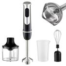 Mixer 4 em 1 Inox Miniprocessador 600w Misturador Triturador 110v Mixer 4 em 1 Inox Miniprocessador 600w Misturador Triturador 110v