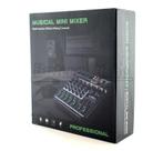 Mixer BOXX T6 Mesa de Som 5 Canais para Lives e Gravações Interface Plug and Play para Smartphones Mixer BOXX T6 Mesa de Som 5 Canais para Lives e Gravações Interface Plug and Play para Smartphones
