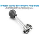 Mixer De Alimentos Cinza Lunar Inox 600W 3 Em 1 Copo 700ml Elgin 220V