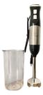 Mixer De Alimentos Inox Potente 1000w + Copo 600ml Cor Cinza