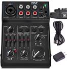 Mixer de áudio Bluetooth Pyle PAD30MXUBT de 3 canais com USB