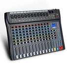 Mixer de Áudio Flygrow USB Bluetooth 12 Canais com Phantom Power