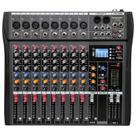 Mixer de áudio K-MxerPro 8 canais Professional com 48V Phantom