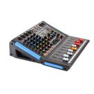 Mixer de áudio Pyle PMXU46BT Bluetooth de 4 canais com gravação USB