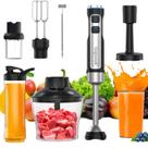 Mixer de imersão Gogocook 8 em 1 1000 W 21 velocidades com turbo Mixer de imersão Gogocook 8 em 1 1000 W 21 velocidades com turbo