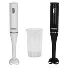 Mixer Elétrico com Copo Bater Triturar Misturar Alimentos Vitamina Shake Suco Molho Sopa Purê Creme Portátil Prático Dia a Dia Cozinha 700ml 127V