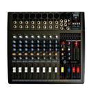 Mixer Mesa de Som 8 Canais Custom Sound Com USB e BLUETOOTH CMX 8C