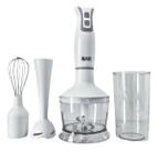 Mixer Portatil 3x1 250w Batedor Potente Triturador Bak Cor Branco