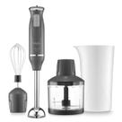 Mixer Power Inox 3 em 1 600W Lunar Cor Cinza 220V Elgin