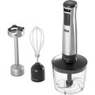 Mixer Processador Portátil 3 Em 1 Wap Haste Em Inox Para Grãos Claras Omelete Whey Prosdócimo Wm1 600w Silencioso Preto 127v