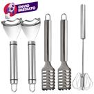 Mixer Semi Automático Batedor Inox Misturador Giratório E Escamador Descamador Tira Escamas Peixe E