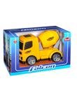 Mixer truck - betoneira 180 amarela - usual brinquedos (25428)