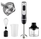 Mixer Vijodi 4 em 1 Inox Batedor Fue Miniprocessador 600w Misturador Triturador 110v ou 220v