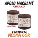 mkpl -BARBANTE APOLO MACRAME CIRCULO 24 FIOS -800G -KIT 2 UN mkpl -BARBANTE APOLO MACRAME CIRCULO 24 FIOS -800G -KIT 2 UN