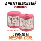 mkpl -BARBANTE APOLO MACRAME CIRCULO 24 FIOS -800G -KIT 2 UN
